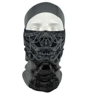 KRAMATAN TACTICAL DESIGN БАЛАКЛАВА-НИНДЗЯ ТЕРМИНАТОР COOLMAX GREY 4904