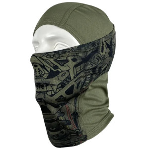 KRAMATAN TACTICAL DESIGN БАЛАКЛАВА-НИНДЗЯ ТЕРМИНАТОР COOLMAX OLIVE