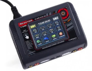 TURNIGY ЗАРЯДНОЕ УСТРОЙСТВО REAKTOR T240 LIHV AC/DC 1-6S 10A 2 X 150W TOUCH SCREEN CHARGER 34990