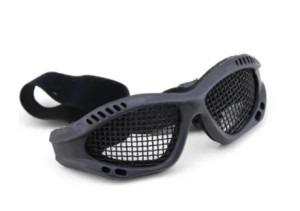 WOSPORT ЗАЩИТНЫЕ ОЧКИ СЕТКА V2 BLACK 20373