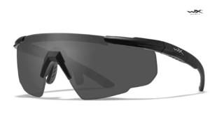 WILEY X ЗАЩИТНЫЕ ОЧКИ SABER ADV. SMOKE MATTE BLACK FRAME W/BAG 18267