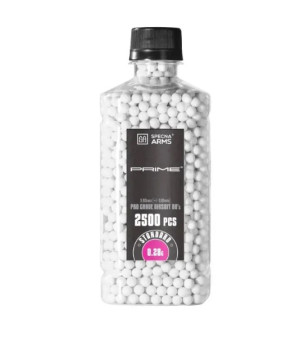 SPECNA ARMS СТРАЙКБОЛЬНІ КУЛІ PRIME 0.28G PRECISION BBS 2500 PCS WHITE 33644