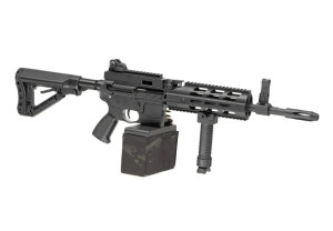 G&G СТРАЙКБОЛЬНЫЙ ПУЛЕМЕТ CM16 LMG STEALTH 34955