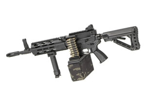 G&G СТРАЙКБОЛЬНЫЙ ПУЛЕМЕТ CM16 LMG STEALTH 34955