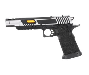 SPECNA ARMS ПИСТОЛЕТ SA-VGP20 VAPOR OPTICS READY AIRSOFT PISTOL BLACK AND SILVER 33715