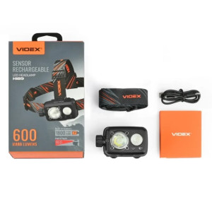VIDEX НАЛОБНЫЙ ФОНАРЬ VLF-H189 600LM 5000K 34123