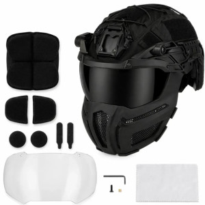 WOSPORT ЗАЩИТНАЯ МАСКА FAST HELMET BLACK 34619