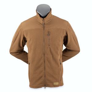 ALPINE CROWN MILITARY ФЛИСОВАЯ КОФТА GRENADE GRID FLEECE COYOTE