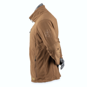 ALPINE CROWN MILITARY ФЛИСОВАЯ КОФТА GRENADE GRID FLEECE COYOTE
