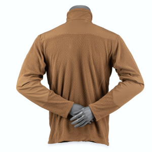 ALPINE CROWN MILITARY ФЛИСОВАЯ КОФТА GRENADE GRID FLEECE COYOTE