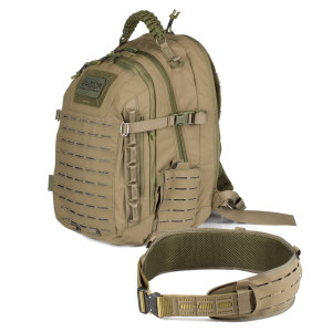 ALPINE CROWN MILITARY ТАКТИЧЕСКИЙ РЮКЗАК С ПОЯСНОЙ СИСТЕМОЙ DEFENDER 45L ARMY GREEN