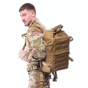 ALPINE CROWN MILITARY ТАКТИЧНИЙ РЮКЗАК PATROL 40L COYOTE