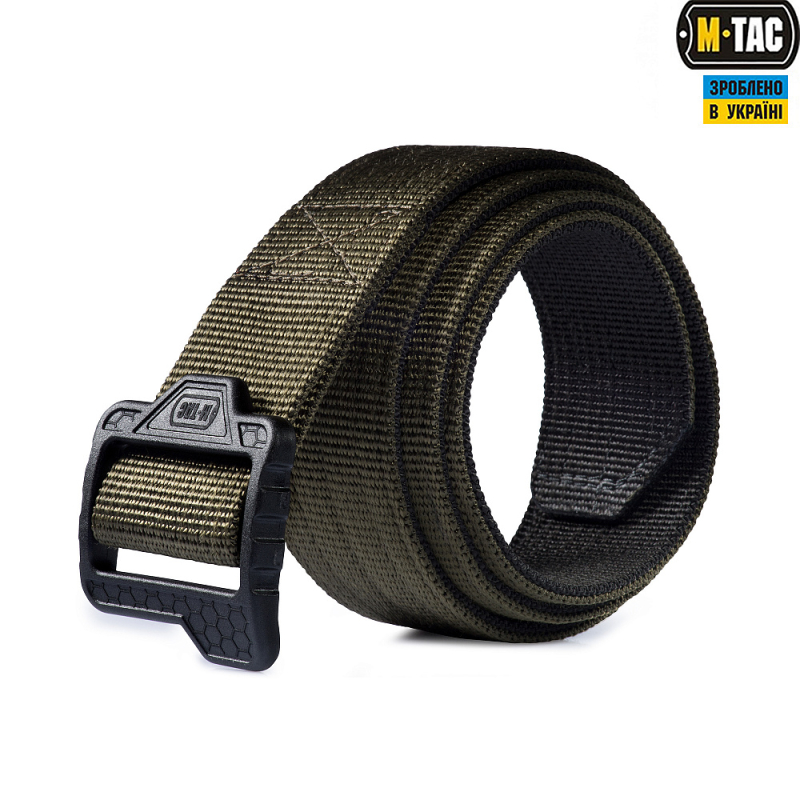 M-TAC РЕМЕНЬ DOUBLE DUTY TACTICAL BELT HEX OLIVE/BLACK