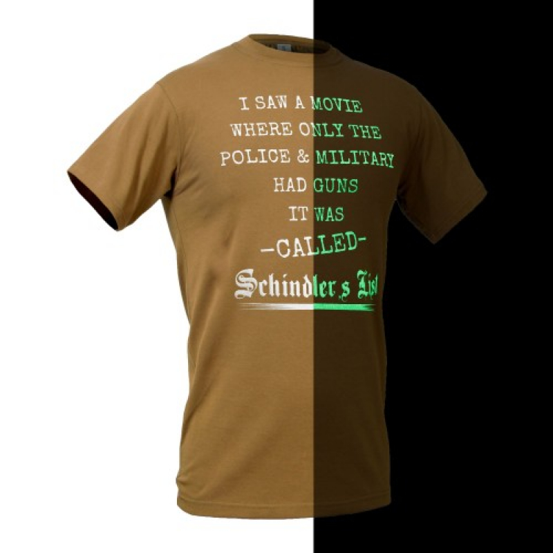 P1G-TAC ФУТБОЛКА SCHINDLER`S LIST NIGHTGLOW SERIES COYOTE BROWN UA281-29891-CB-SL-NG