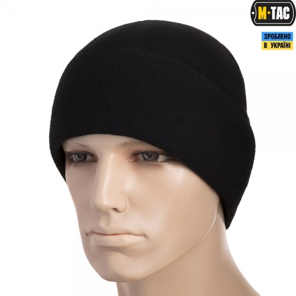 M-TAC ШАПКА WATCH CAP ELITE ФЛІС (340Г/М2) WITH SLIMTEX BLACK