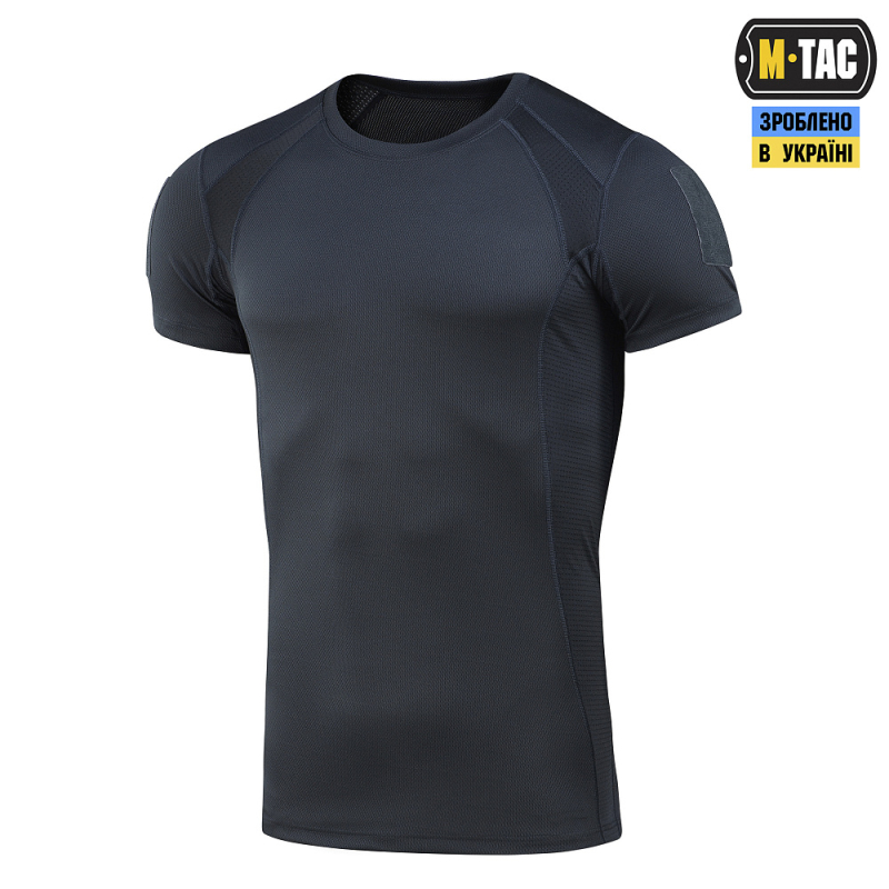 M-TAC ФУТБОЛКА ПОТОВІДВІДНА ATHLETIC TACTICAL GEN.2 DARK NAVY BLUE