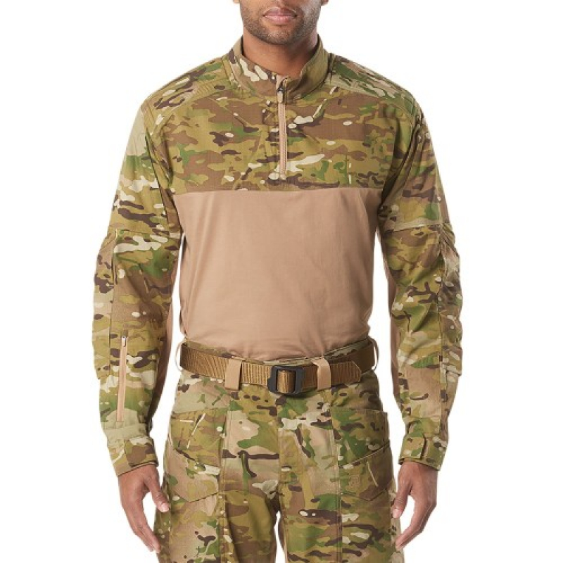 5.11 РУБАШКА ТАКТИЧЕСКАЯ ПОД БРОНЕЖИЛЕТ XPRT RAPID SHIRT MULTICAM 72094-169