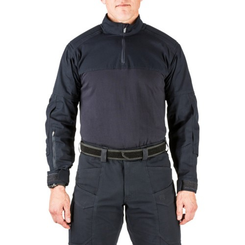 5.11 РУБАШКА ТАКТИЧЕСКАЯ ПОД БРОНЕЖИЛЕТ XPRT RAPID SHIRT DARK NAVY 72090-724