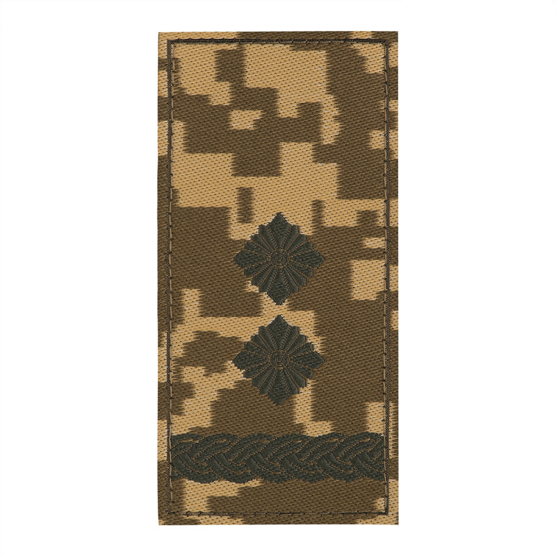 ПОГОН ЗСУ НА ЛИПУЧКЕ ПОДПОЛКОВНИК (ЖАККАРД) MM14