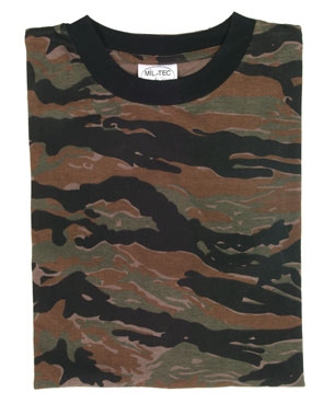 MIL-TEC ФУТБОЛКА 100% Х/Б TIGER STRIPE 11012034