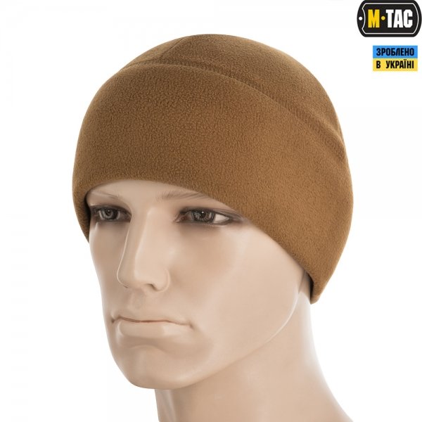 M-TAC ШАПКА WATCH CAP ELITE ФЛИС (340Г/М2) WITH SLIMTEX COYOTE BROWN