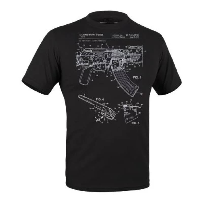 P1G-TAC ФУТБОЛКА З ПРИНТОМ AK-47 COMBAT BLACK UA281-29891-BK-AK