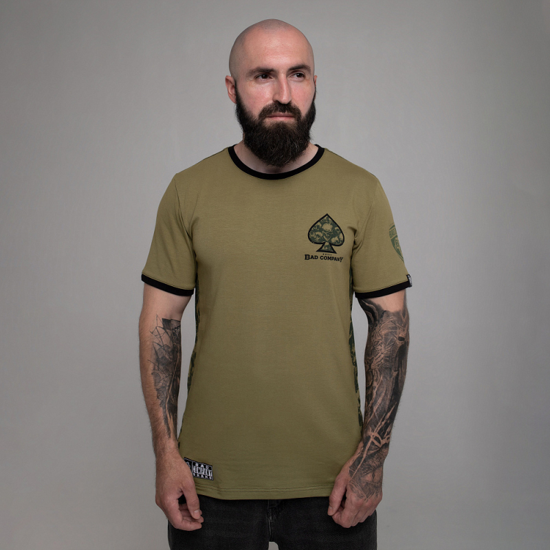 BAD COMPANY ФУТБОЛКА SOUL HUNTER V.2 OLIVE