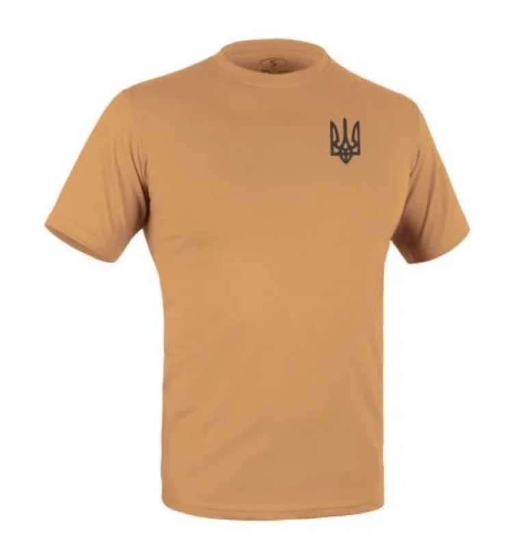 P1G-TAC ФУТБОЛКА З ПРИНТОМ ТРИЗУБ LOGO COYOTE BROWN UA281-29891-CB-TRL