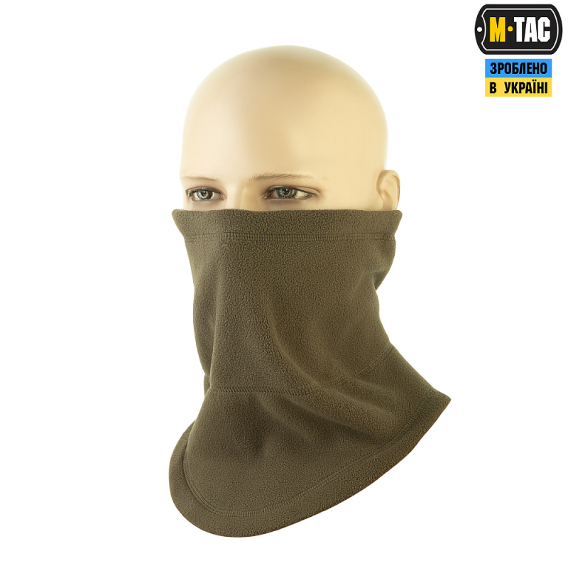 M-TAC ШАРФ-ТРУБА АНАТОМІЧНИЙ З ЗАТЯЖКОЮ ELITE ФЛІС (320Г/М2) DARK OLIVE