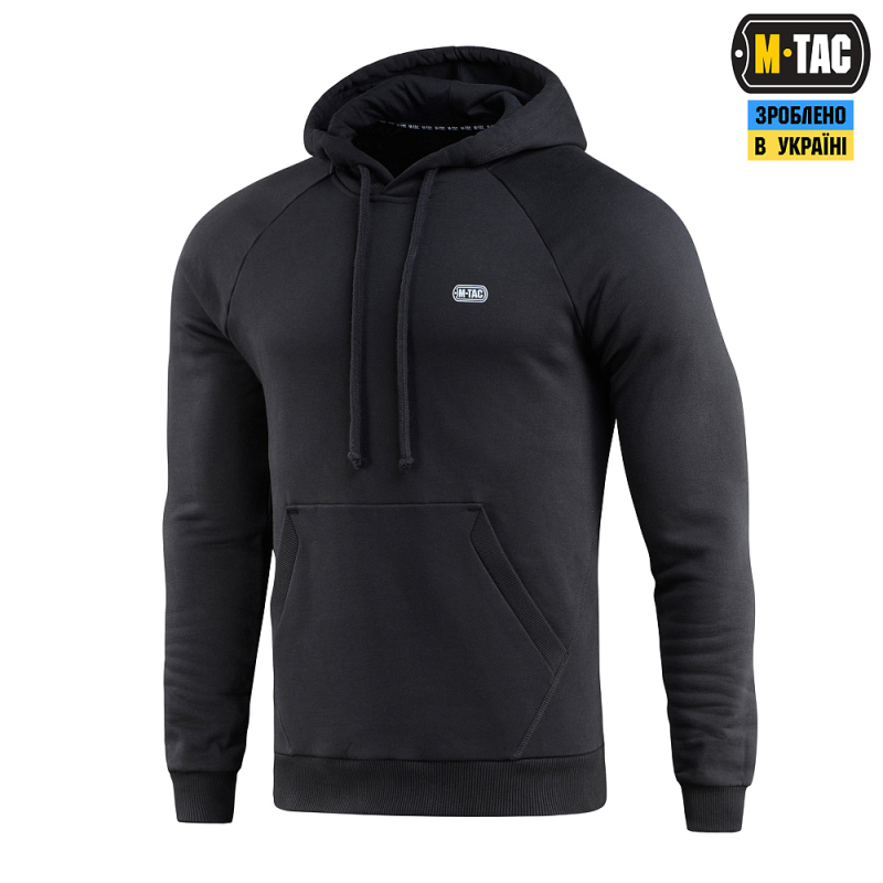M-TAC КОФТА HOODIE COTTON RAGLAN HARD BLACK