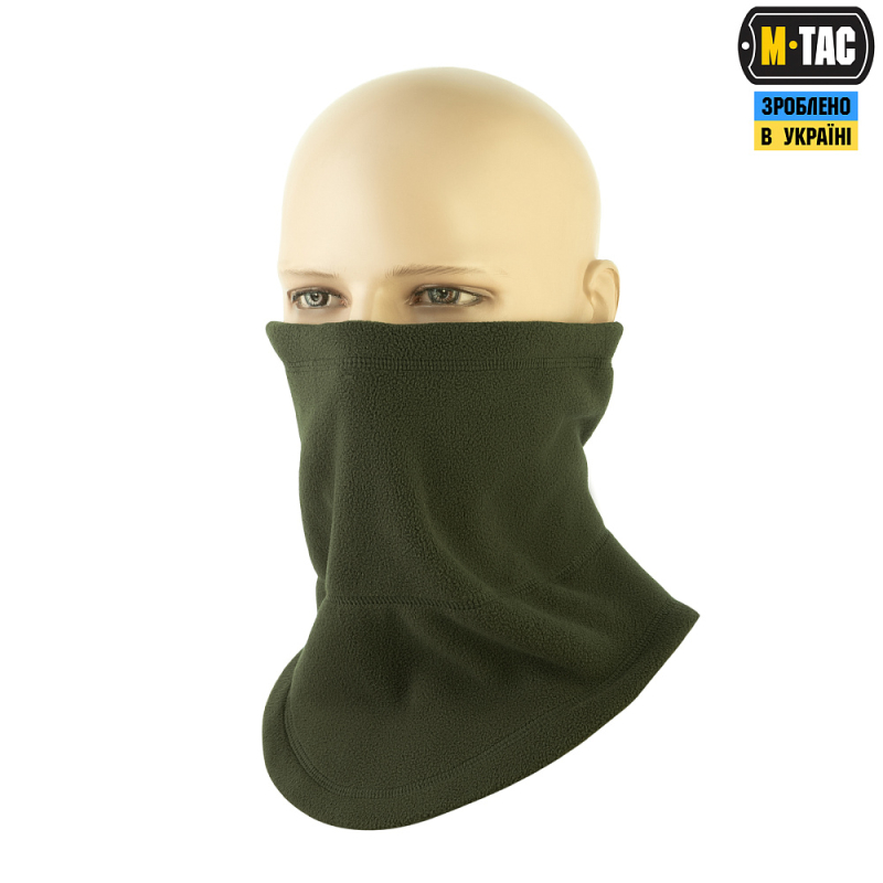 M-TAC ШАРФ-ТРУБА АНАТОМИЧЕСКИЙ С ЗАТЯЖКОЙ ELITE ФЛИС (320Г/М2) ARMY OLIVE