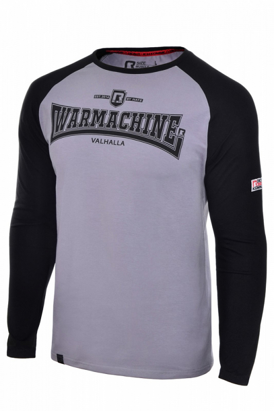 R3ICH ФУТБОЛКА З ДОВГИМ РУКАВОМ WARMACHINE СІРИЙ