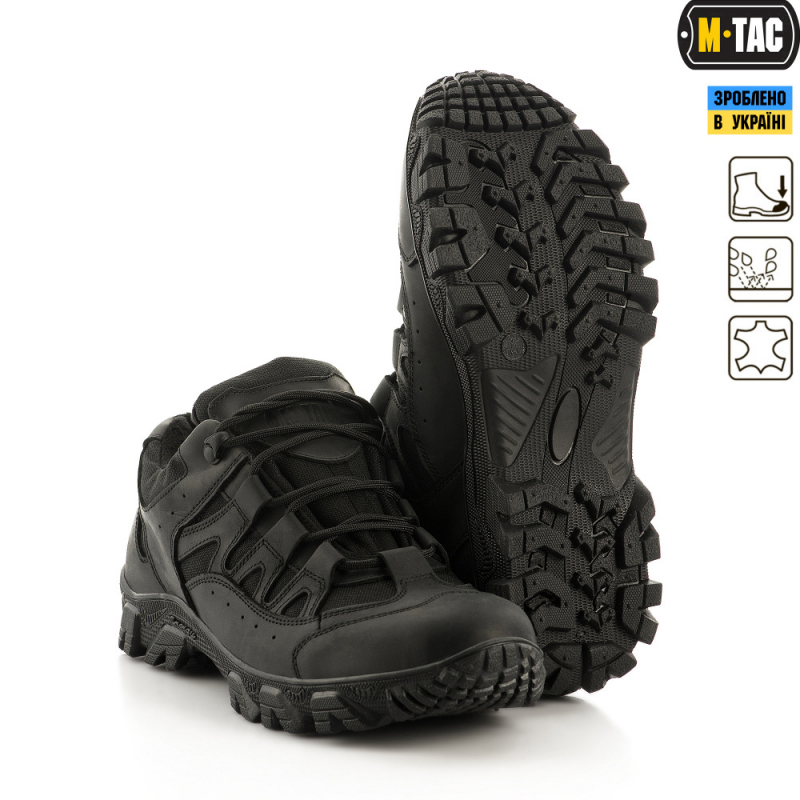M-TAC КРОССОВКИ ТАКТИЧЕСКИЕ LEOPARD WINTER BLACK