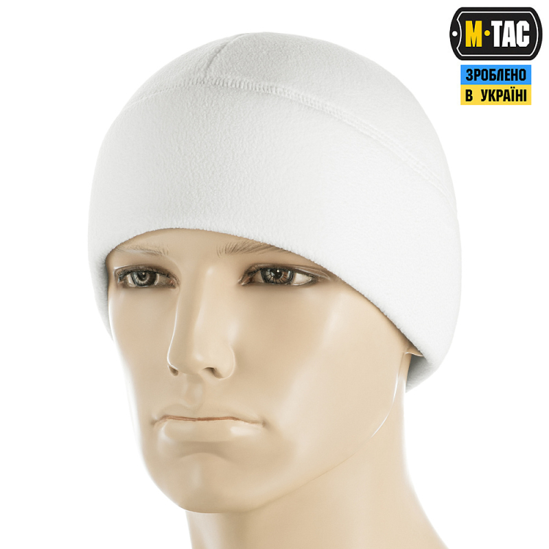 M-TAC ШАПКА WATCH CAP ELITE ФЛІС (320Г/М2) WHITE