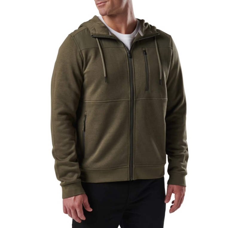 5.11 РЕГЛАН З КАПЮШОНОМ ARMS FULL ZIP JACKET RANGER GREEN 78040-186