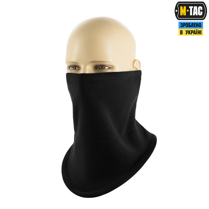 M-TAC ШАРФ-ТРУБА АНАТОМІЧНИЙ З ЗАТЯЖКОЮ ELITE ФЛІС (320Г/М2) BLACK