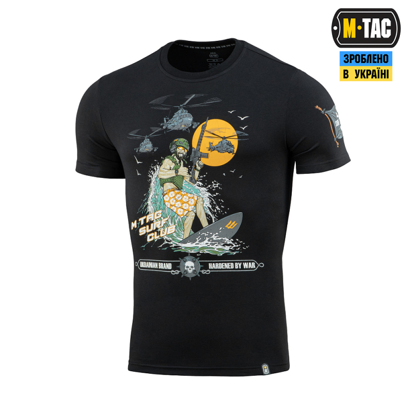 M-TAC ФУТБОЛКА SURF CLUB BLACK