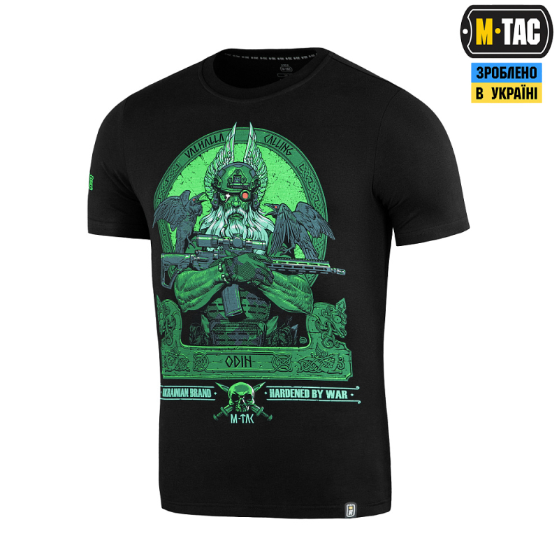 M-TAC ФУТБОЛКА ODIN NIGHT VISION BLACK