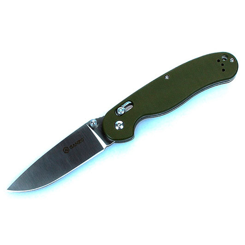 НІЖ СКЛАДАНИЙ GANZO D727M GREEN (D2 СТАЛЬ)