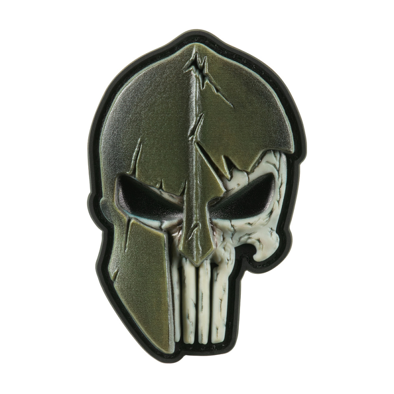 НАШИВКА PUNISHER SPARTA PVC ОЛИВА