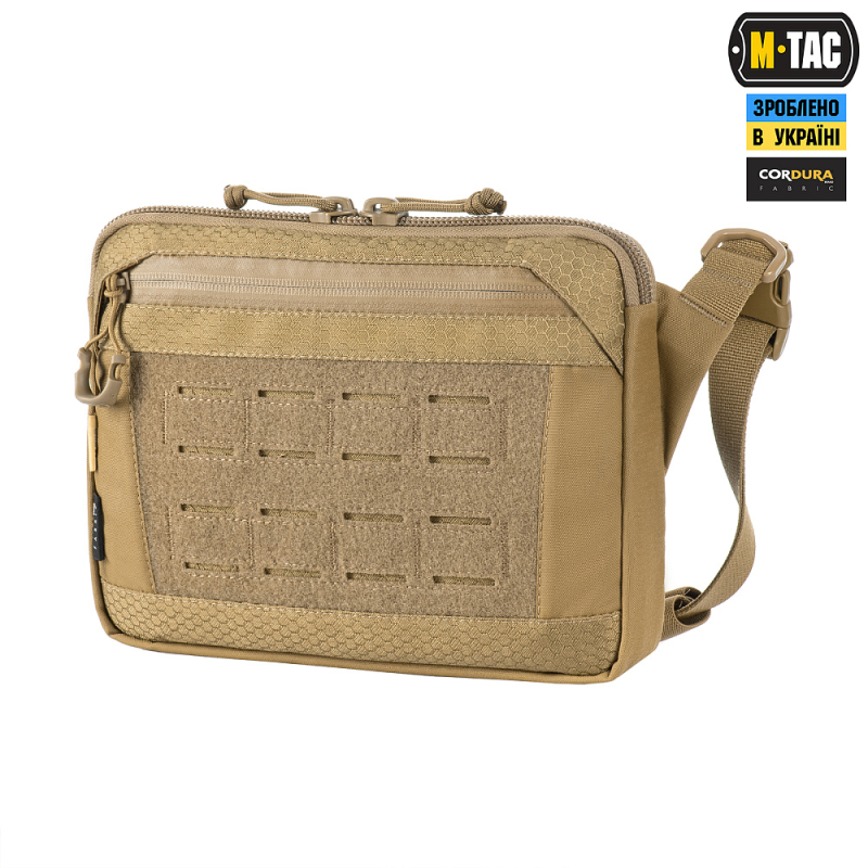 M-TAC СУМКА ADMIN BAG ELITE З ЛИПУЧКОЮ COYOTE