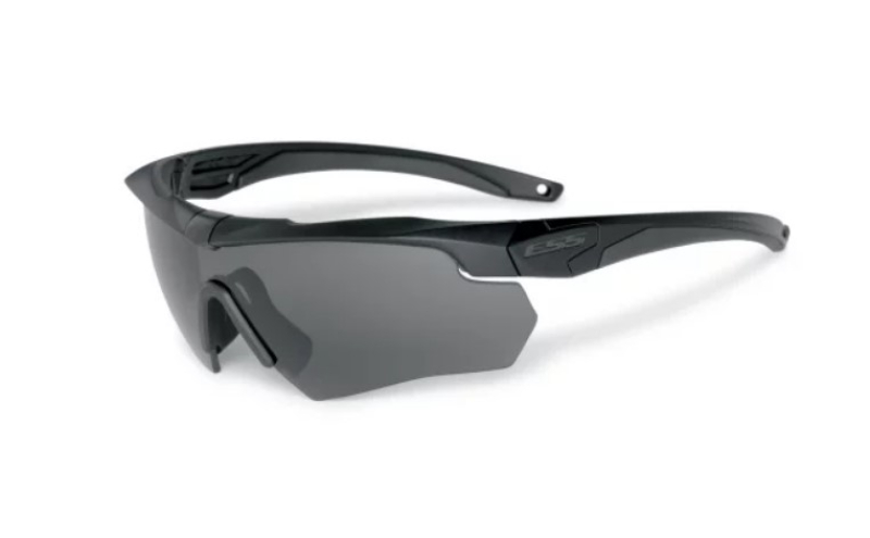 ESS ОЧКИ ЗАЩИТНЫЕ CROSSBOW ONE BLACK WITH SMOKE GRAY LENSE 740-0614
