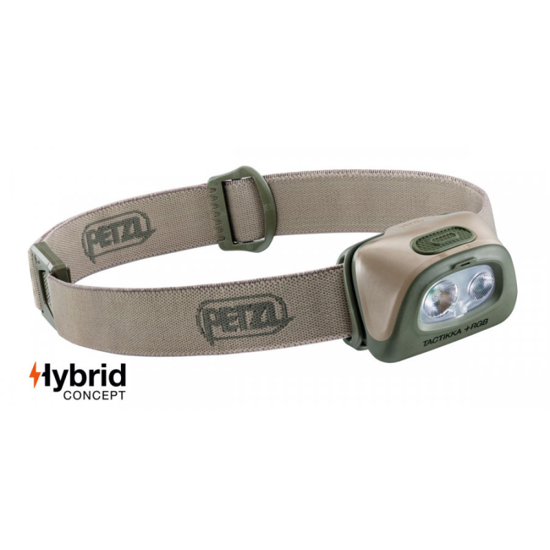 PETZL ЛІХТАР НАЛОБНИЙ TACTIKKA+ RGB DESERT