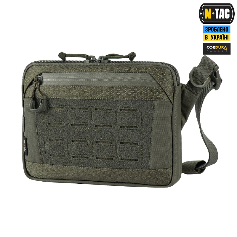 M-TAC СУМКА ADMIN BAG ELITE З ЛИПУЧКОЮ RANGER GREEN