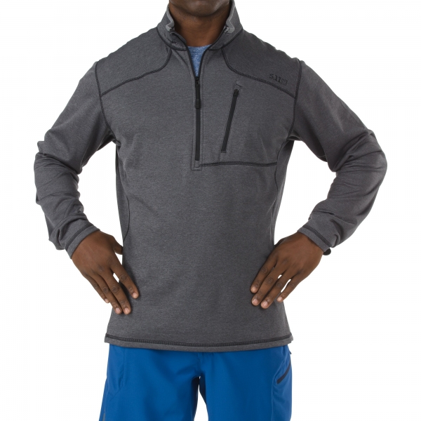 5.11 ТЕРМОРЕГЛАН RECON HALF ZIP FLEECE BLACK  72045