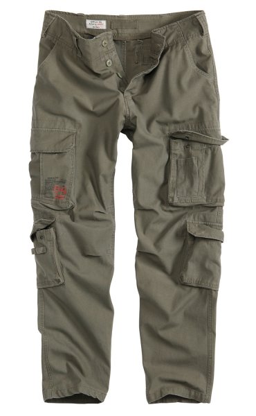 SURPLUS БРЮКИ AIRBORNE TROUSERS SLIMMY OLIVE 05-3603-61
