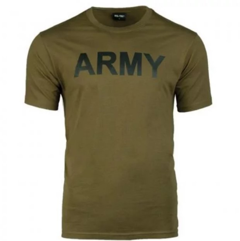 MIL-TEC ФУТБОЛКА З ПРИНТОМ ARMY OLIVE 11063001