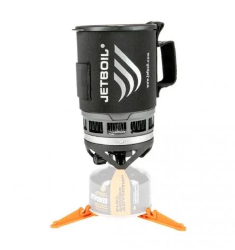 JETBOIL ГОРЕЛКА ГАЗОВАЯ С КОТЕЛКОМ ZIP 0.8L CARBON JB-ZPCB