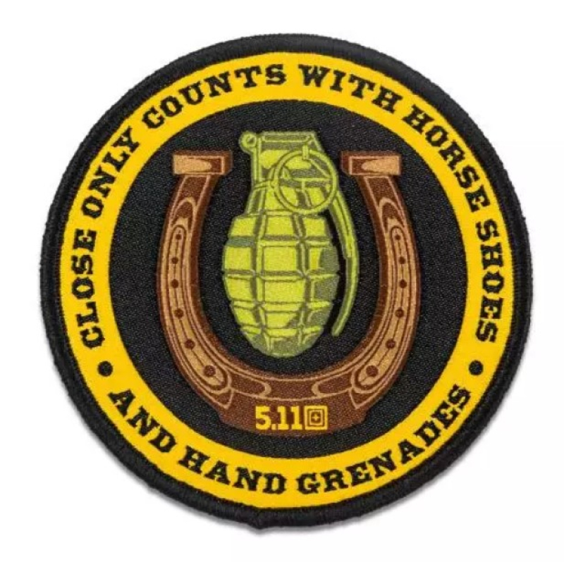 5.11 НАШИВКА CLOSE ONLY COUNTS PATCH 92212-108