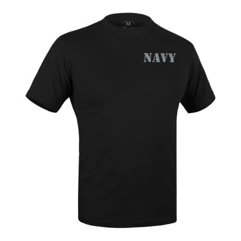 P1G-TAC ФУТБОЛКА З ПРИНТОМ NAVY LOGO COMBAT BLACK UA281-29891-BK-NVL